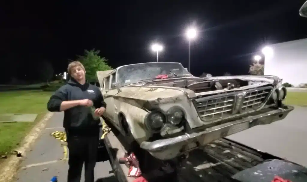 YouTuber had days to fix 1963 Chrysler New Yorker limousine