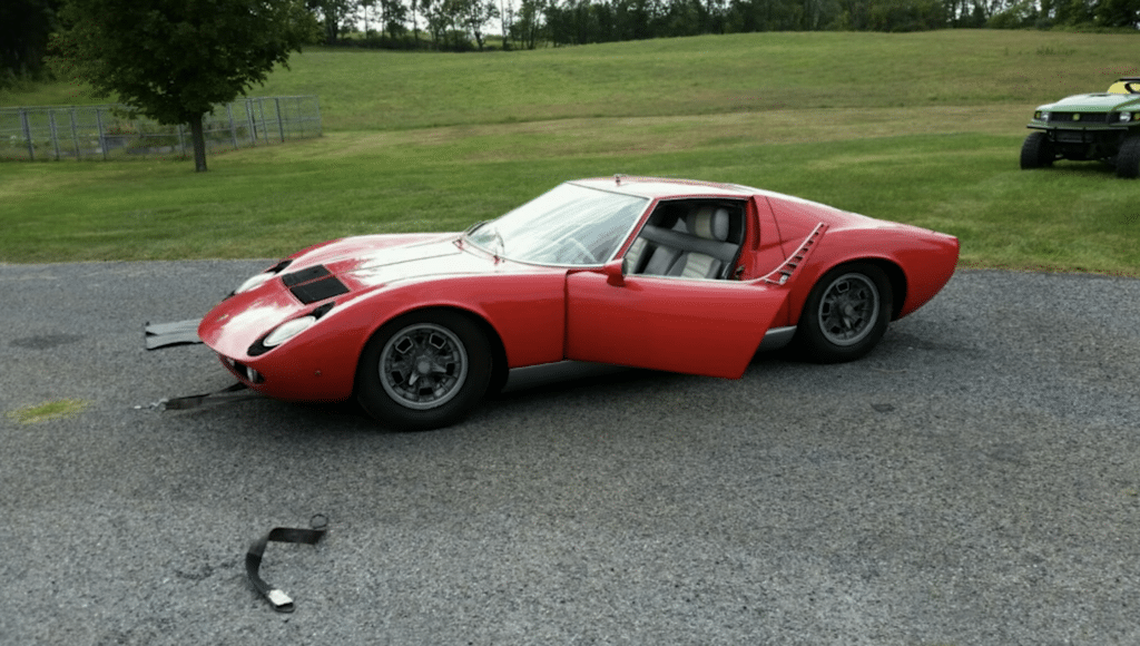 Man discovers rare Lamborghini in special New York barn