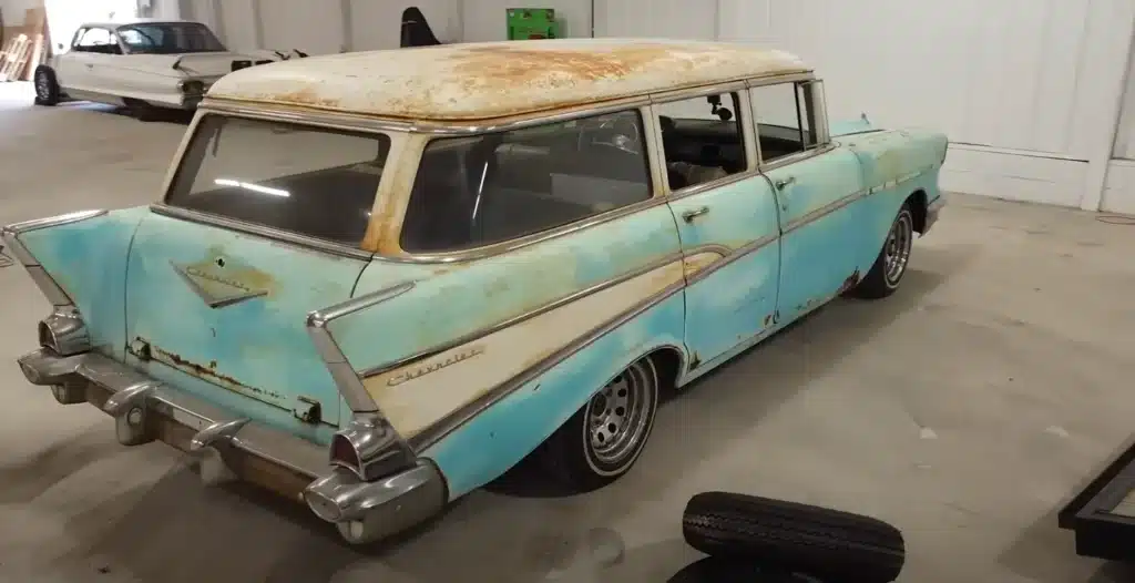 Man realizes 1957 Chevy 210 station wagon is a 'lemon'