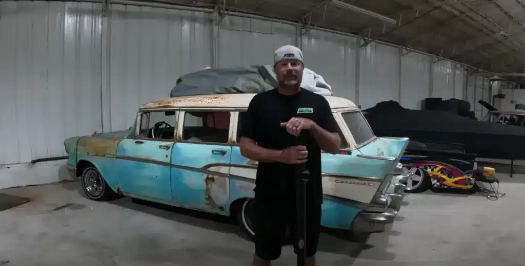 Man realizes 1957 Chevy 210 station wagon is a 'lemon'