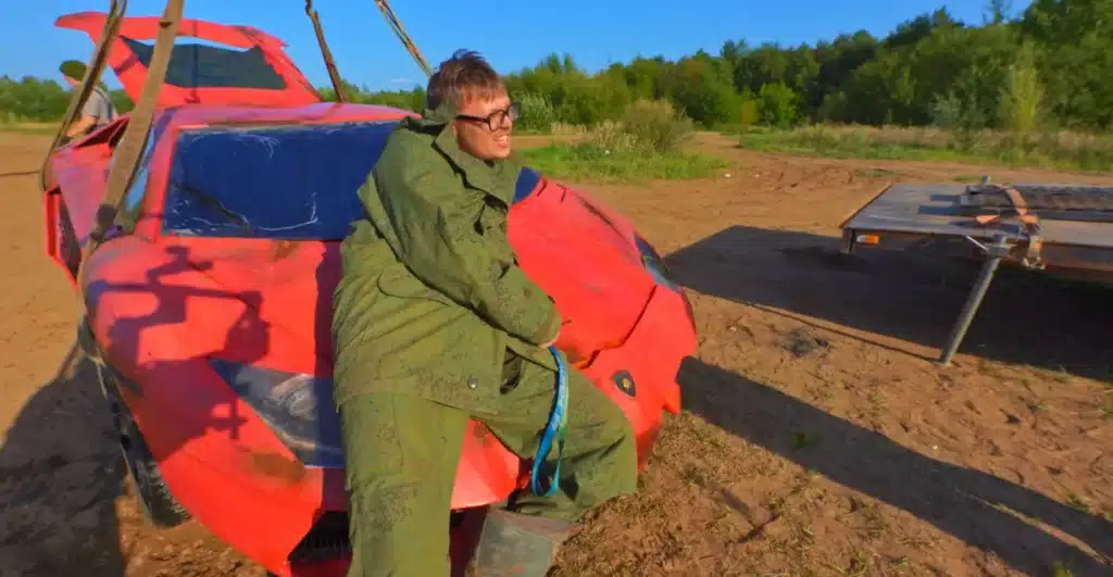 Lamborghini Aventador pulled from water and miracle happens