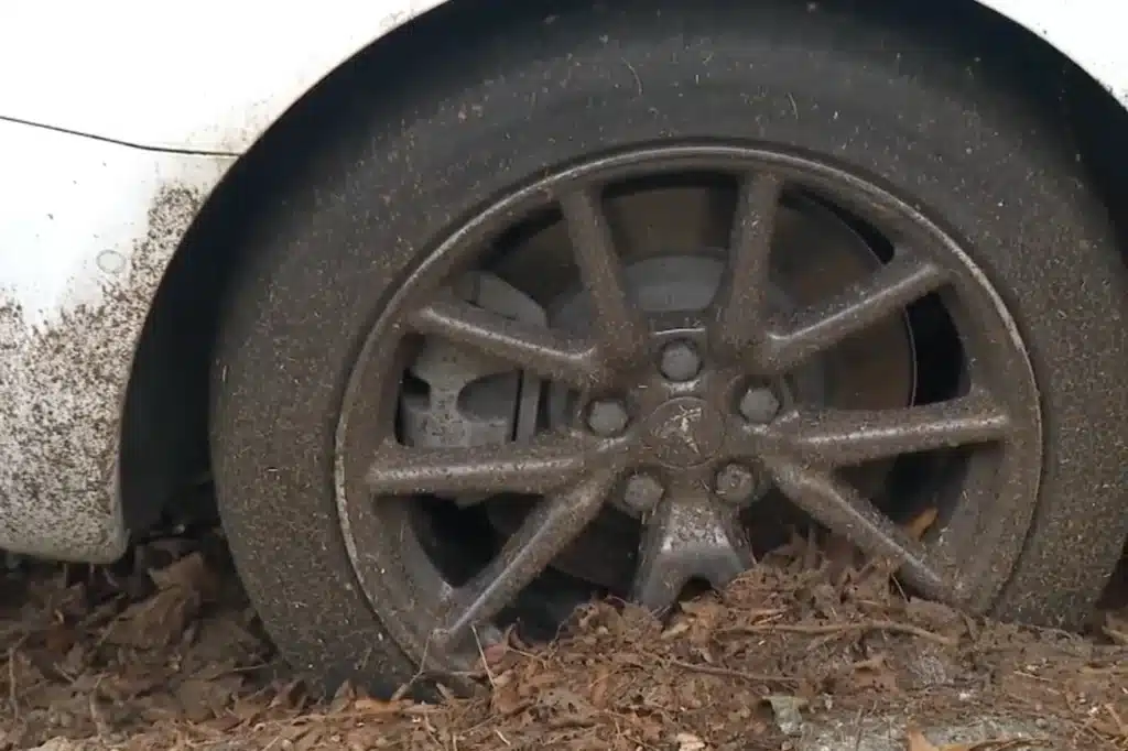 Mystery abandoned Tesla collecting parking tickets in Canada