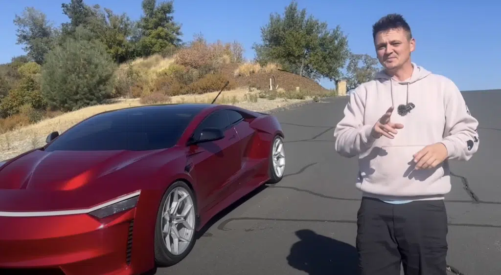 Guy hacked up his Tesla Model 3 to create a 'sexier' 'Cyber Roadster'