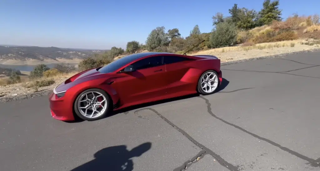 Guy hacked up his Tesla Model 3 to create a 'sexier' 'Cyber Roadster'