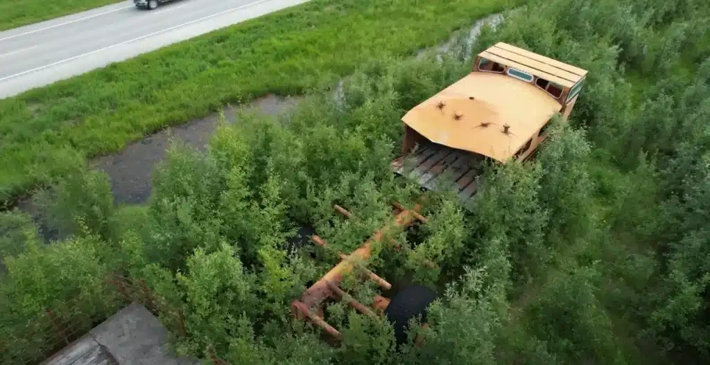 One of the 'largest vehicles ever' found abandoned in Alaska