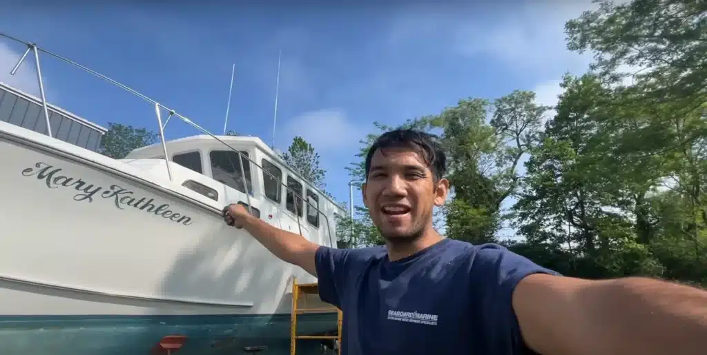 US YouTuber spent $1000s on restoring old lobster boat