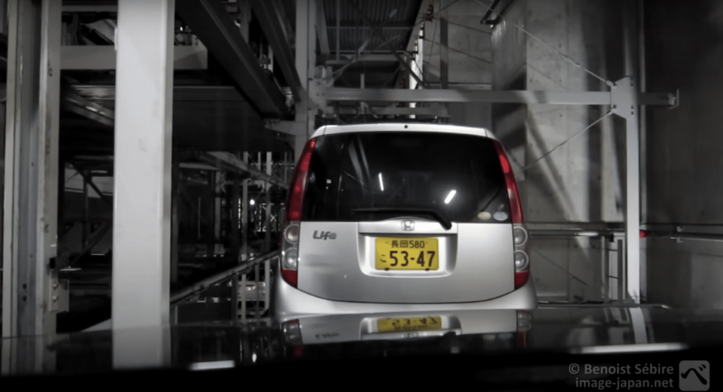 This automated car park in Japan effortlessly swallows cars like magic