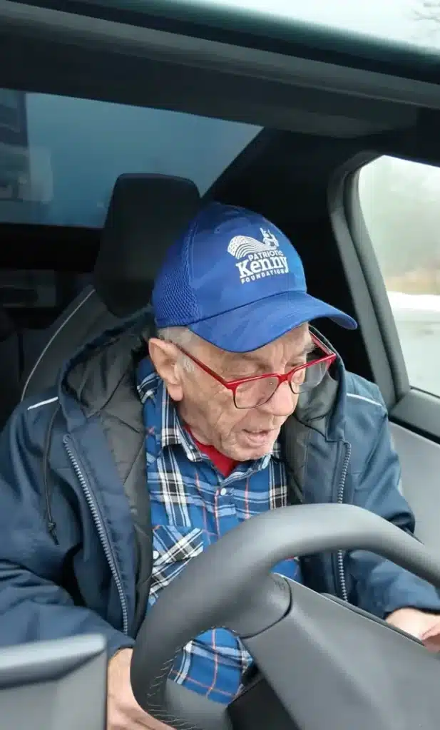 Tesla Cybertruck amazes 83-year-old Ford retiree