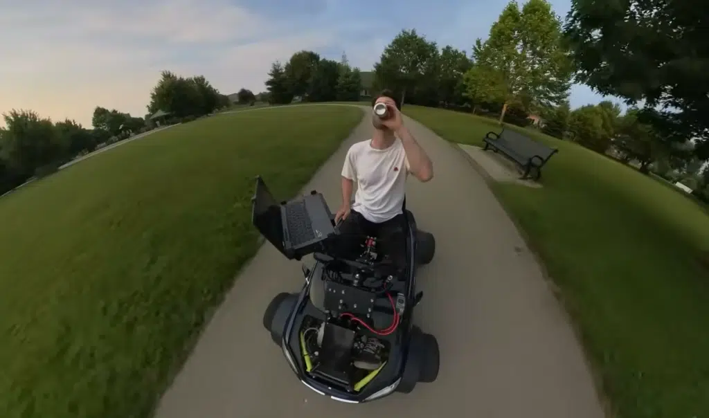 YouTuber builds a self-driving go-kart based on Tesla Model