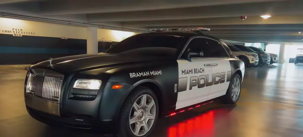 Miami Beach Police Department & a Rolls-Royce Ghost cop car