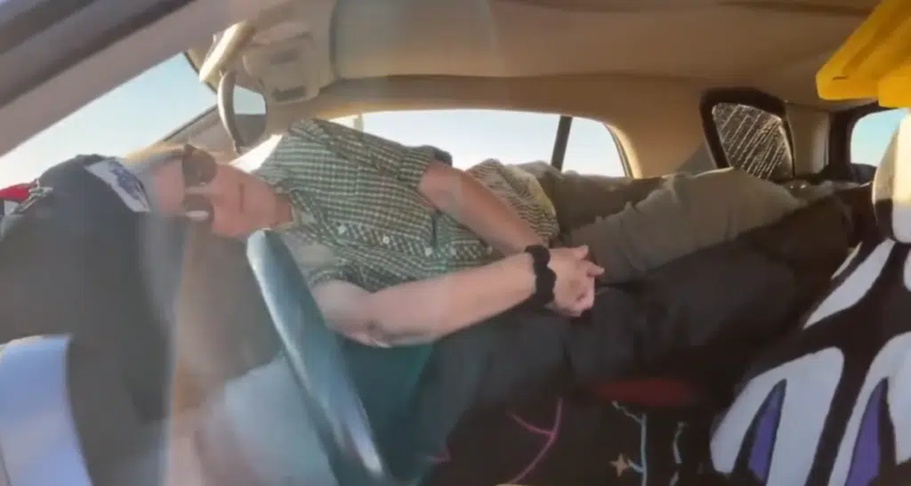 American woman gave up everything to live in the most miniscule car camper ever