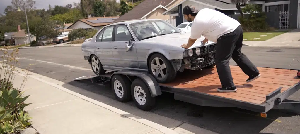Two Americans found a trashed BMW and brought it back to life