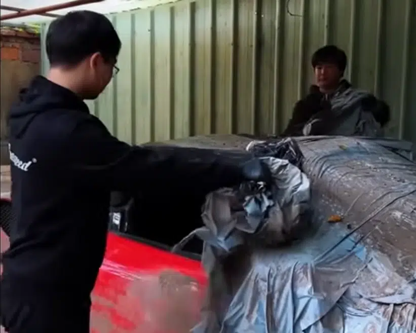 Man with dream of owning a supercar paid $10k for scrap Ferrari F430