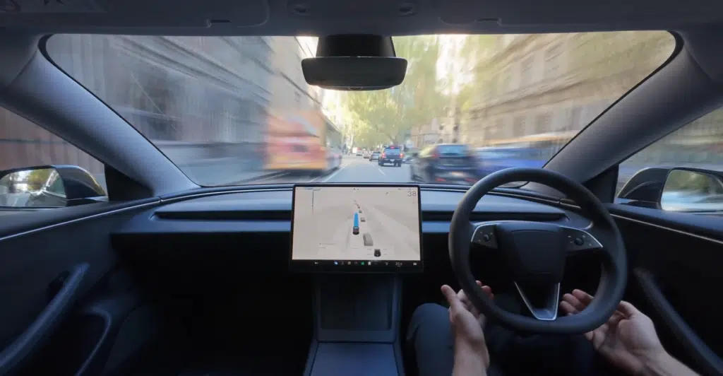 Tesla Full Self-Driving (FSD) in action in Melbourne