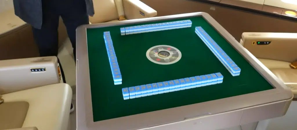Inside $150M Boeing business jet with incredible games room and dining room