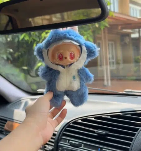 Drivers warned against following Labubu doll car trend after strange incident