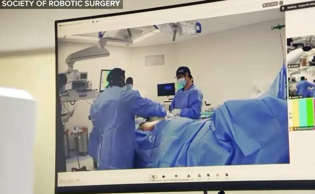 A Florida-based surgeon used a robot to remotely perform surgery on a cancer patient thousands of miles away in Angola, Africa