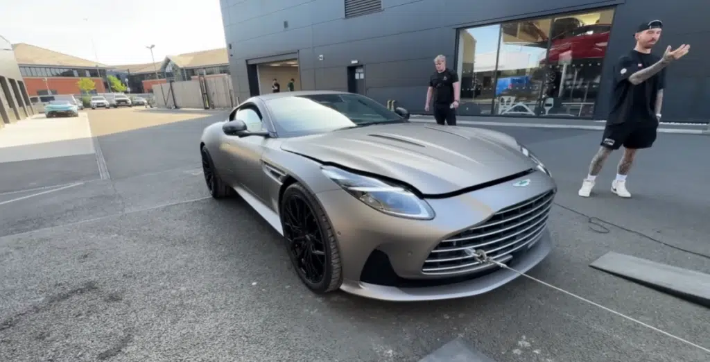 YouTuber takes damaged DB12 to Aston Martin but bill brings total repair cost to six-figure territory