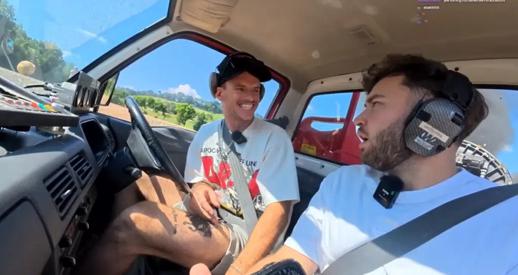 American streamer puts a fighter jet engine in a K truck and something wild unfolds