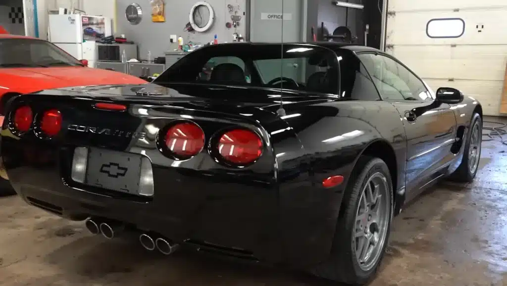 2021 Corvette Z06 with surprisingly low mileage found in dusty garage