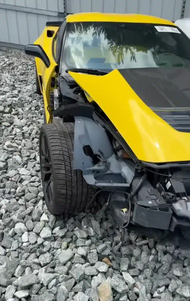 No one is buying this rare salvage yard Corvette Z06 despite it being cheap and 'hardly damaged'
