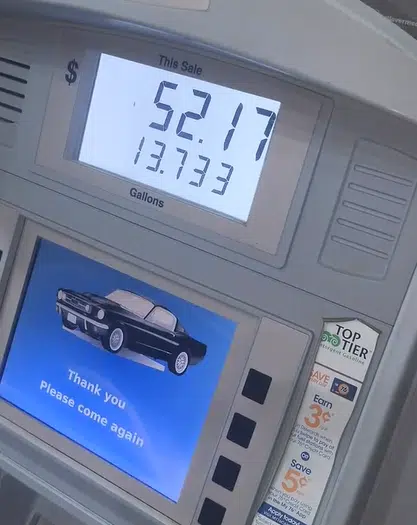 A man in Texas said he put $52 worth of gas into his Volkswagen before noticing something was seriously off - and it could prove to be very costly