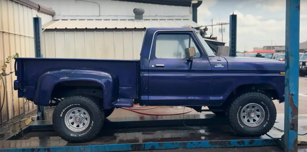 A car enthusiast headed out to Texas to rescue a ‘one-in-a-million’ 1979 Ford F-150 Flareside that he’d had his eye on for years