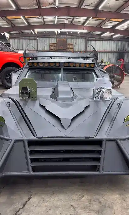 Georgia man turns wrecked Corvette C7 into flame-throwing Mad Max monster out of pure boredom