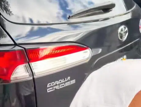 A car salesman from the US was shocked after spotting something strange on the manufacturing sticker on his Toyota Corolla , but there's actually a pretty simple explanation
