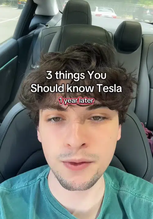 Man shares the three things he wished he knew before buying new Tesla Model 3, one year later