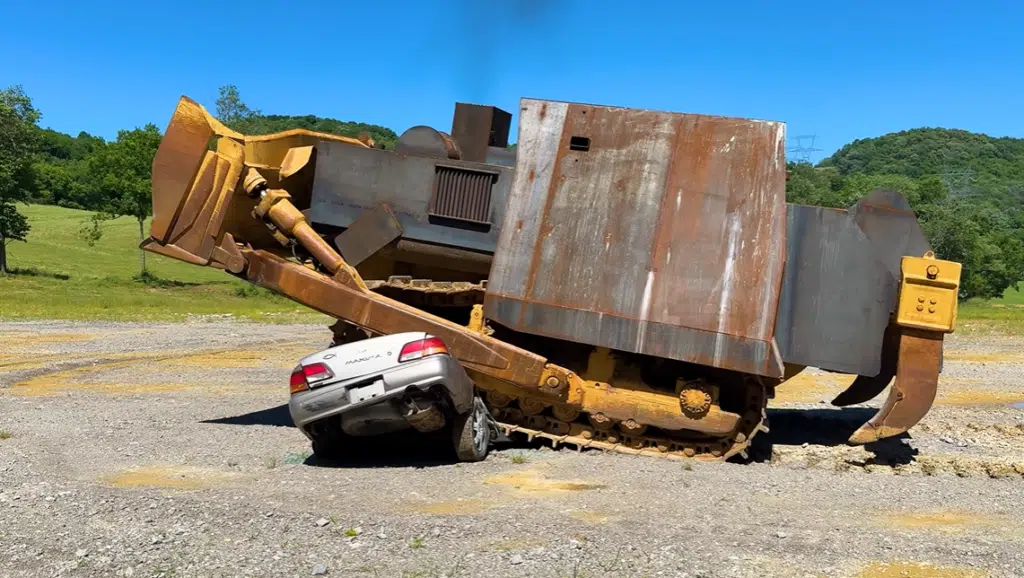 WhistlinDiesel created a 'Killdozer' and had a tug-of-war with an actual tank that had an outrageous result