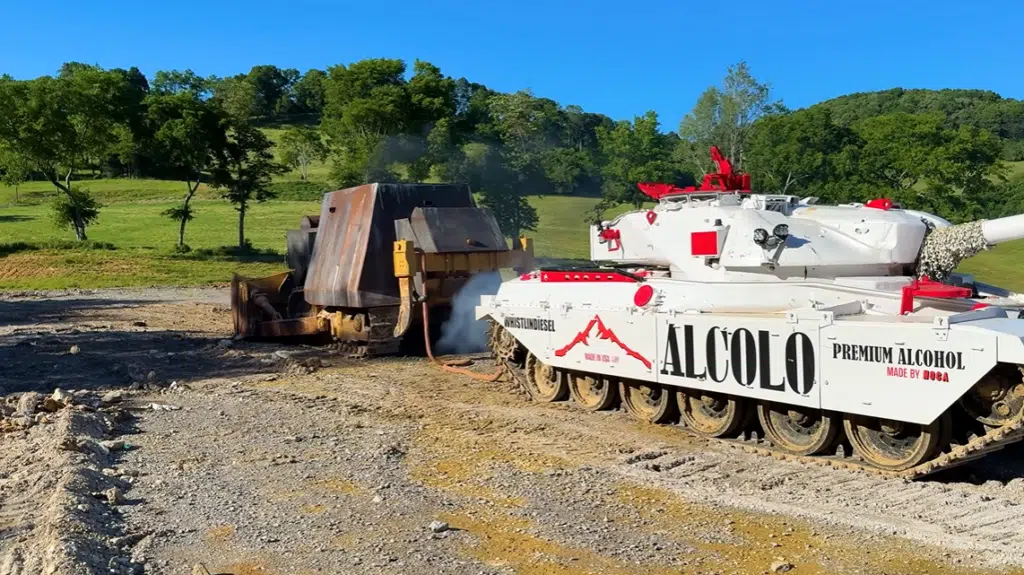 WhistlinDiesel created a 'Killdozer' and had a tug-of-war with an actual tank that had an outrageous result