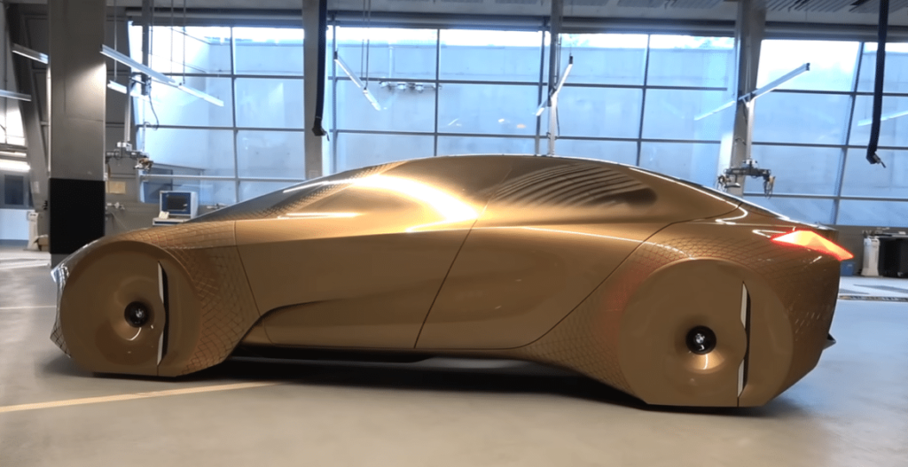This BMW is so futuristic it has living skin that makes it look like it's alive