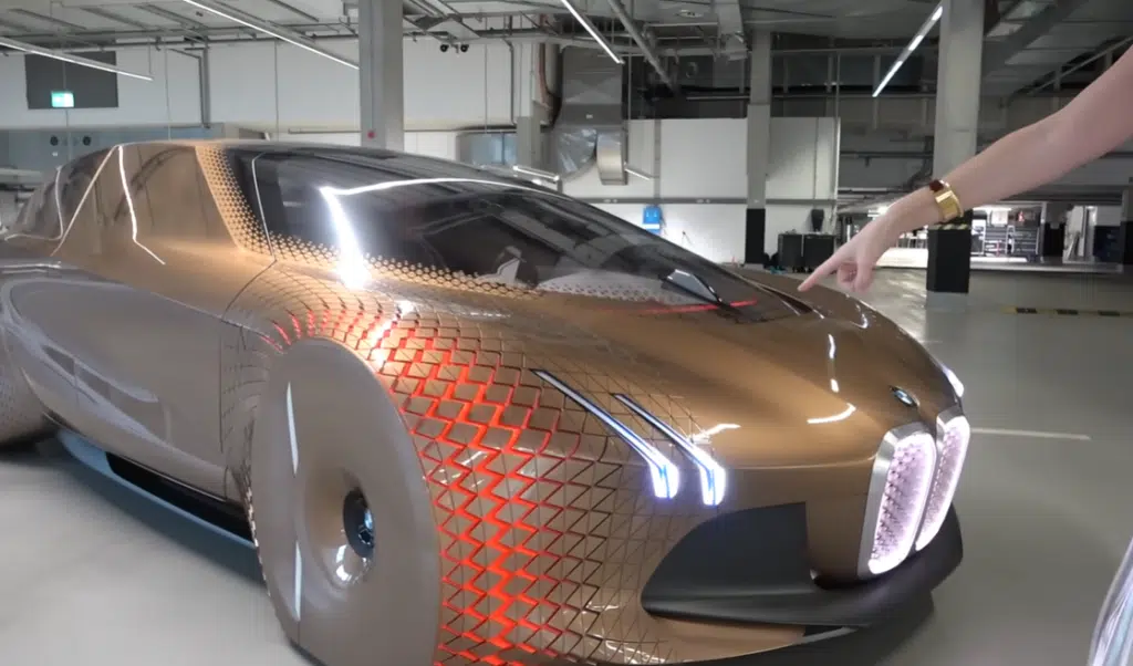 This BMW is so futuristic it has living skin that makes it look like it's alive