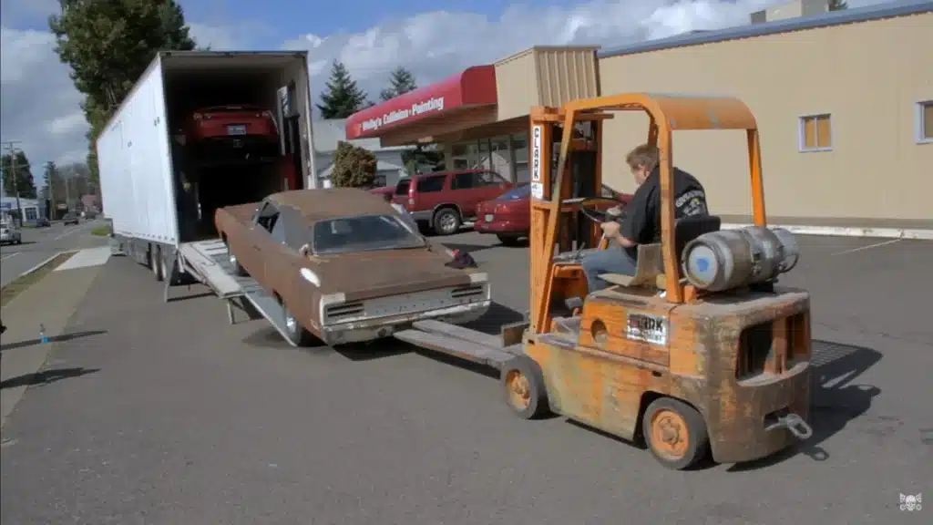 Father and son wait decades for Plymouth Superbird after hearing urban legend a scary man in town had one