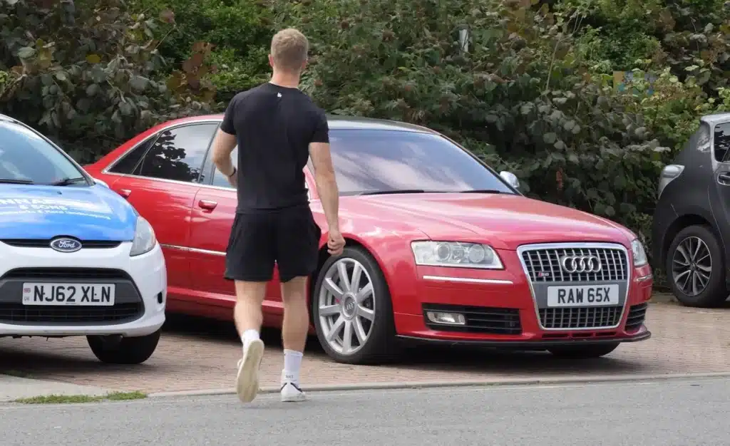 A 2008 Audi S8 with a Lamborghini Gallardo derived V10 gets a custom exhaust, turning the luxury sedan into a machine that sounds like a true supercar
