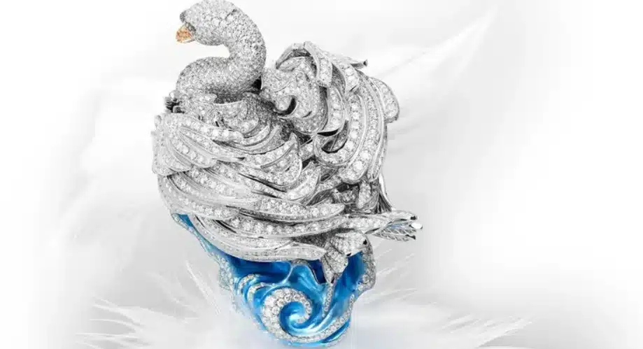 Chopard unveils $920,000 Swan Lake watch with 35 carats of diamonds and hidden dial