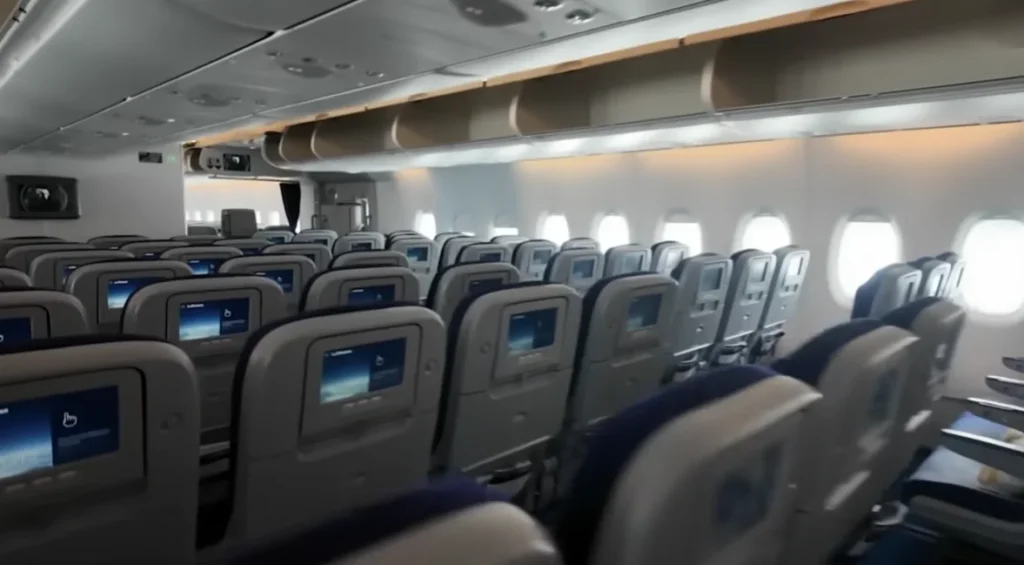 This is what it looks like inside the areas you're not allowed to enter in the World's Largest Passenger Plane - the Airbus A380