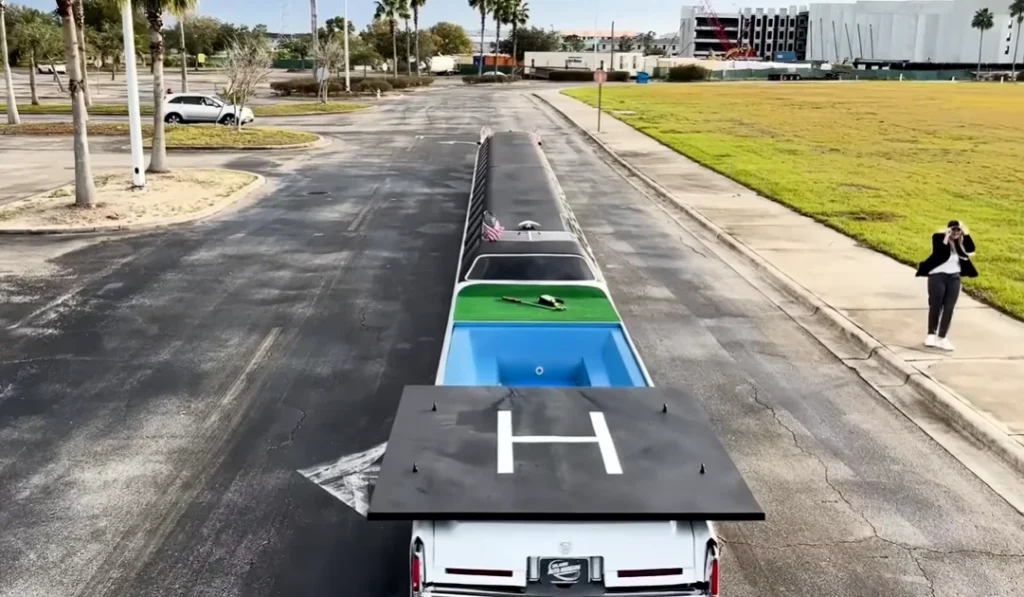 The American Dream AKA the world's longest limo that stretches 100ft is back blowing minds again after it's seriously complicated restoration