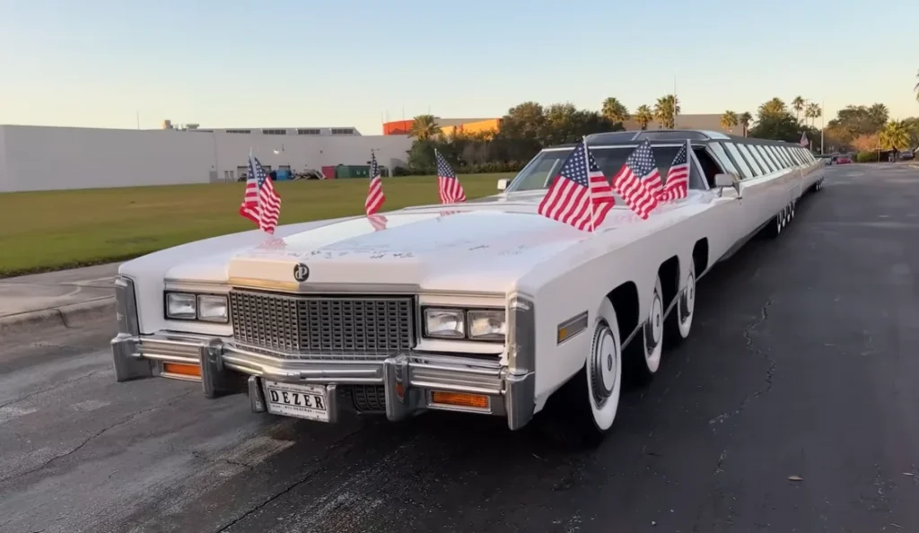The American Dream AKA the world's longest limo that stretches 100ft is back blowing minds again after it's seriously complicated restoration