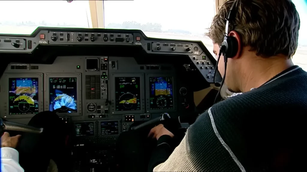 MythBusters test to see if cell phones actually have any effect on airplane controls