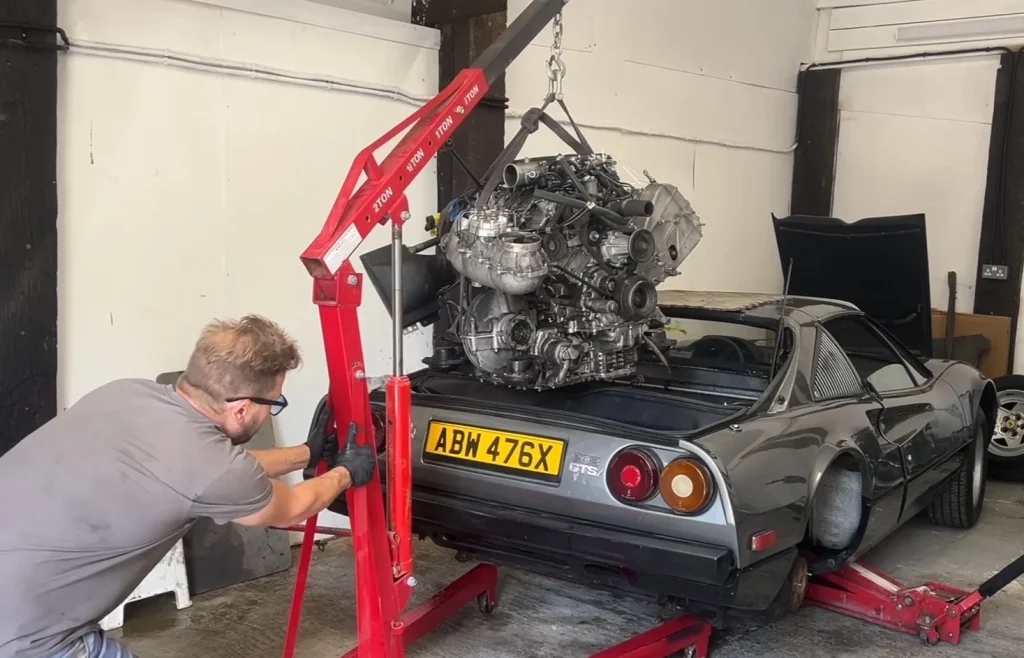 A cheap Ferrari 308 project uncovered seized heads and hidden damage, forcing a full engine rebuild and turning it into a major restoration