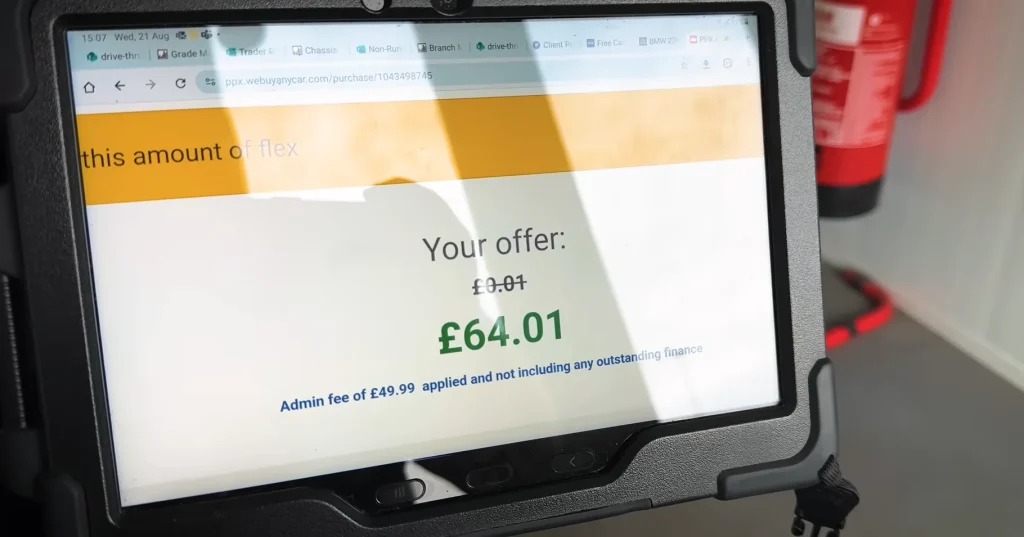 Man can't believe the amount WeBuyAnyCar offer for his Jaguar XF especially given the initial quote