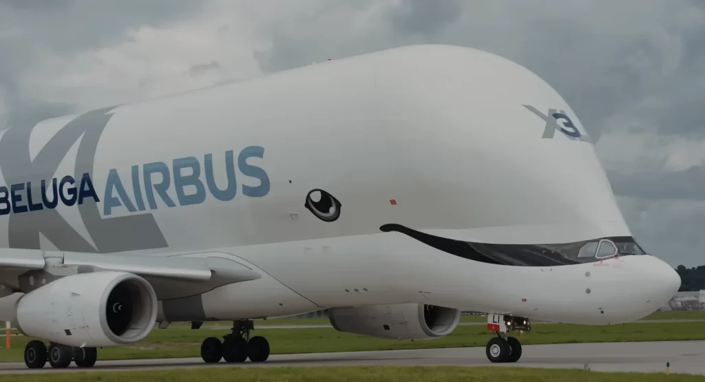 Man gets exclusive look inside the Airbus Beluga XL and can’t believe what the whale-shaped plane is hiding