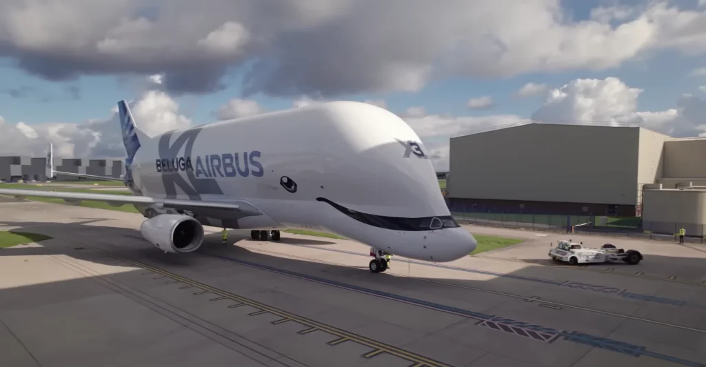 Man gets exclusive look inside the Airbus Beluga XL and can’t believe what the whale-shaped plane is hiding