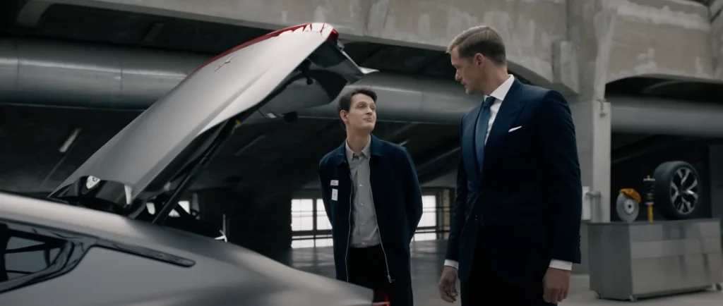 Polestar 5 EV gets James Bond treatment with Alexander Skarsgård highlighting the car's digital mirror magic