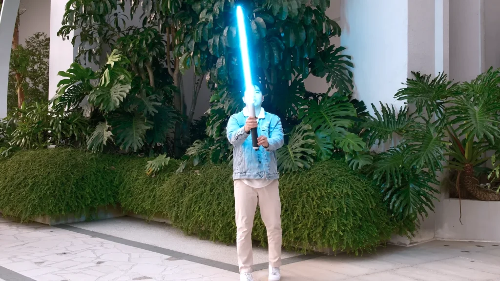 Hero created the best ever homemade retractable lightsaber and you can make one too