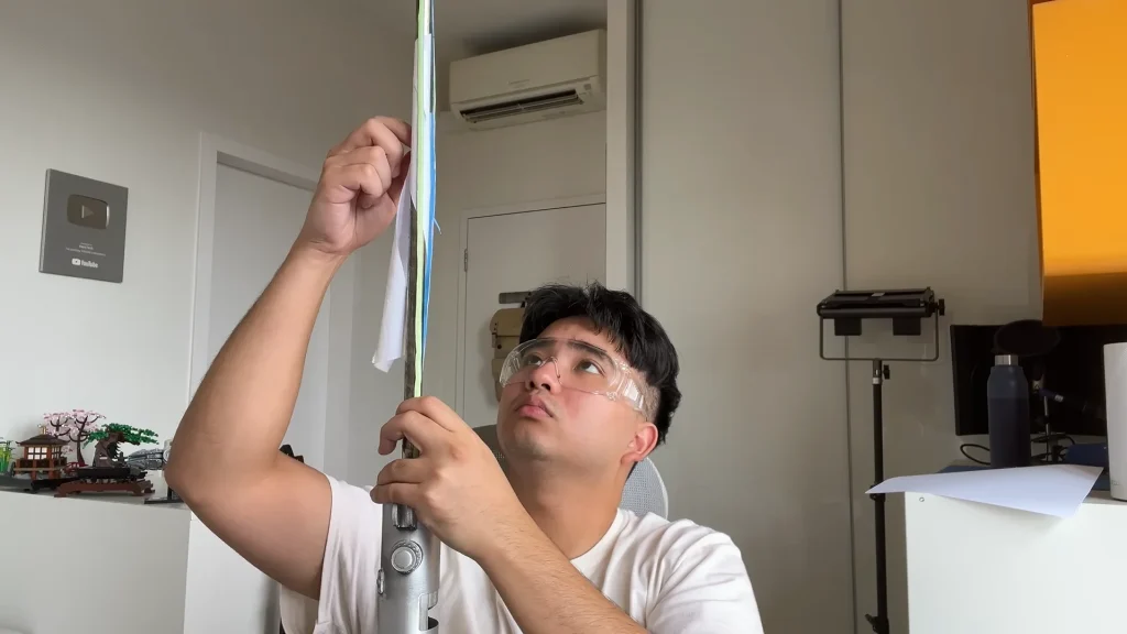 Hero created the best ever homemade retractable lightsaber and you can make one too