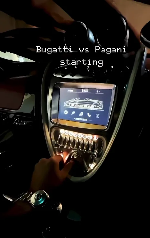 No one can believe it’s not an airplane after seeing how you start a Pagani