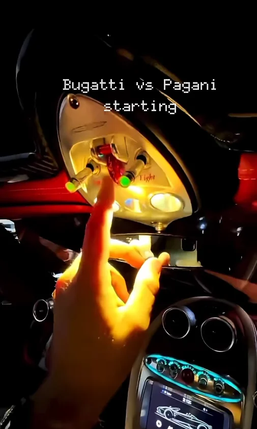 No one can believe it’s not an airplane after seeing how you start a Pagani